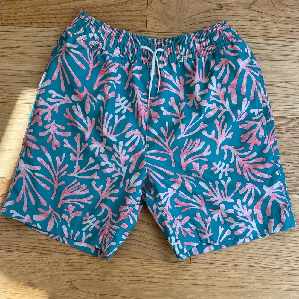 Crewcuts Tropical Coral Reef Swim Trunks